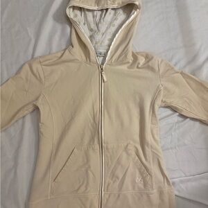Women's Cream Hooded Jacket